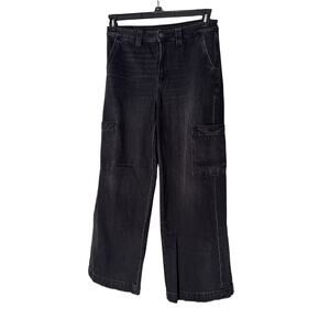 American Eagle Comfort Stretch Waistband Sz 10 Black Wash Jeans